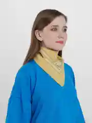 Бежевый бандана на голову, платок на шею, повязка на голову