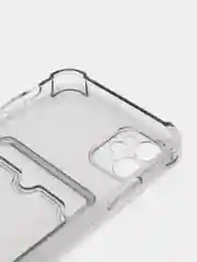 Прозрачный чехол с  карманом для карт для Iphone 11, противоударный, силиконовый