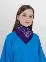 Фиолетовый бандана