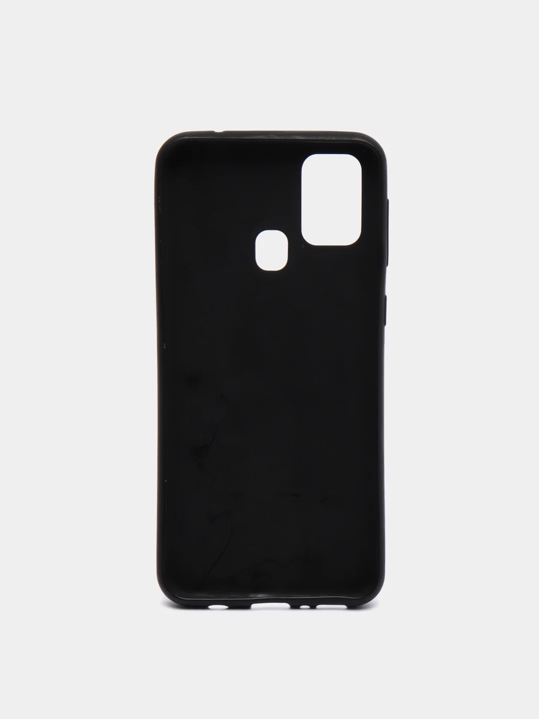 Синий чехол для Samsung M31 под кожу силиконовый