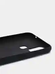 Синий чехол для Samsung M31 под кожу силиконовый