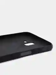 Чехол для Samsung J6+ Plus черный, силиконовый
