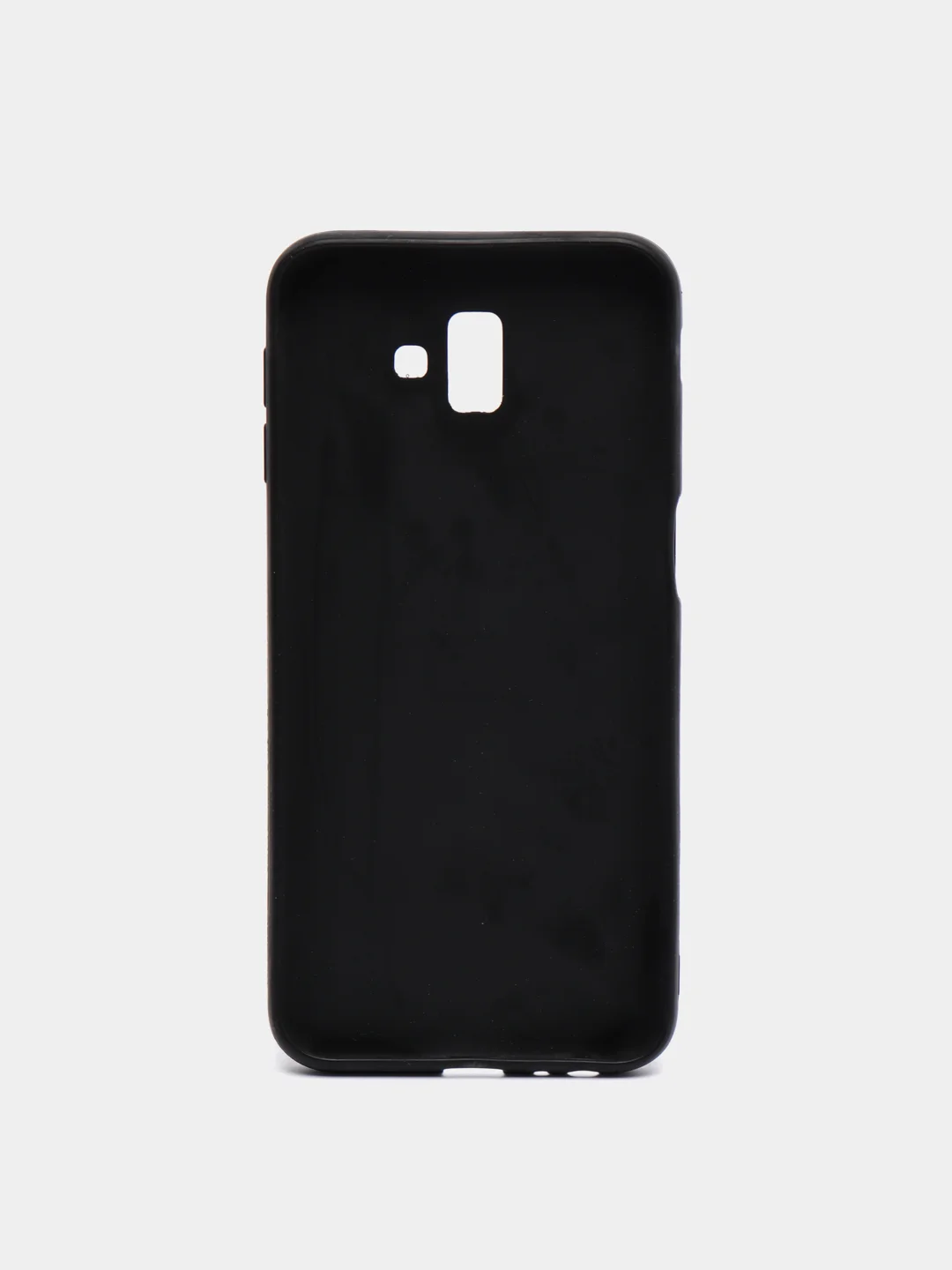 Чехол для Samsung J6+ Plus черный, силиконовый