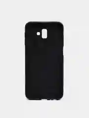 Чехол для Samsung J6+ Plus черный, силиконовый