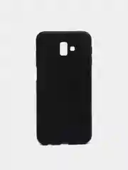 Чехол для Samsung J6+ Plus черный, силиконовый