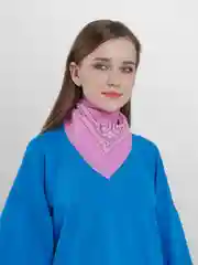 Розовый бандана