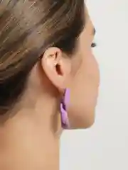 Серьги витой эллипс