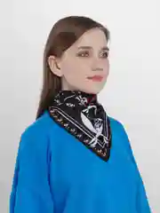 Бордовый бандана