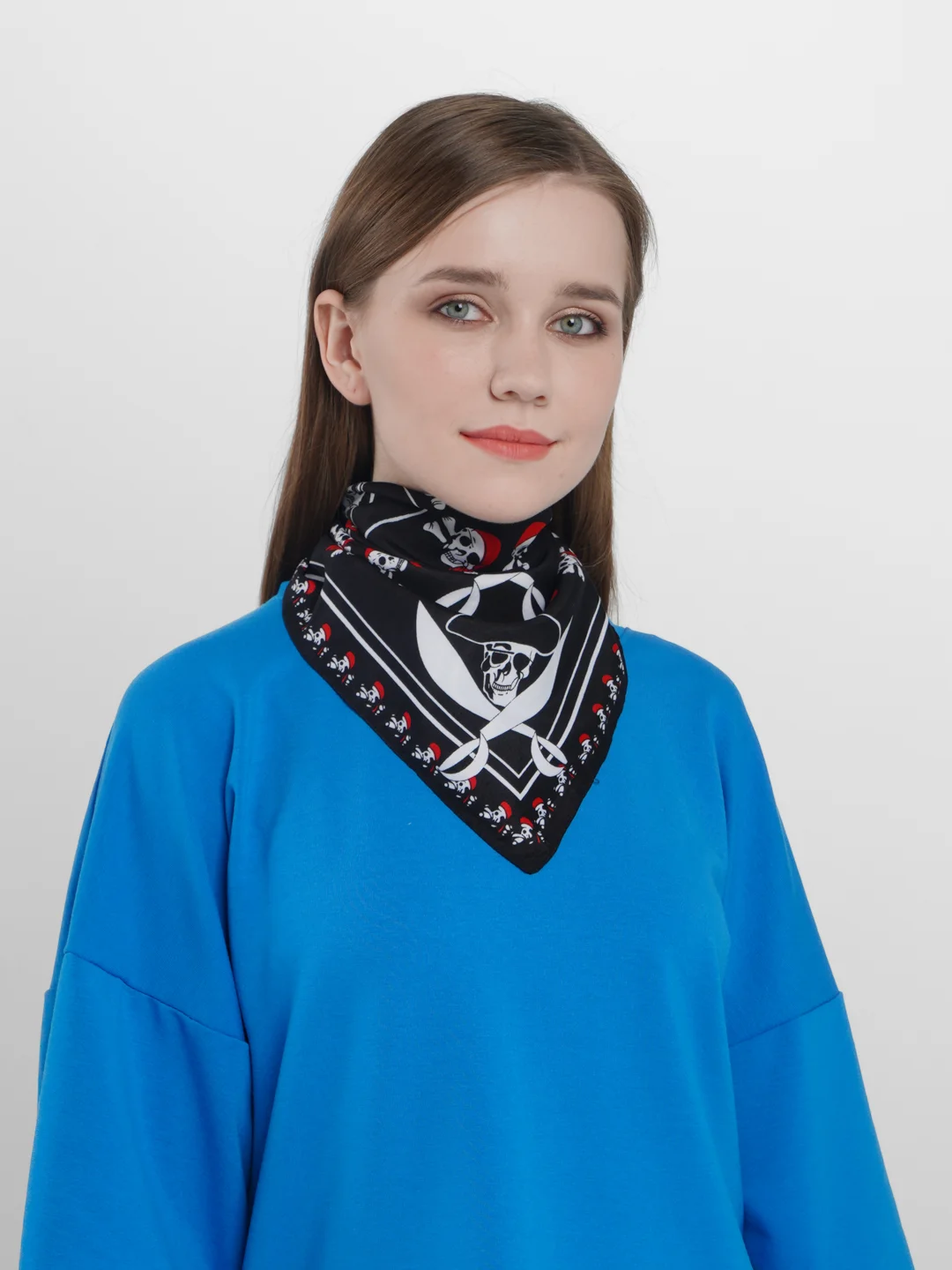 Бордовый бандана