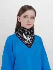 Бордовый бандана