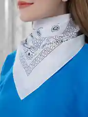 Белый бандана с принтом