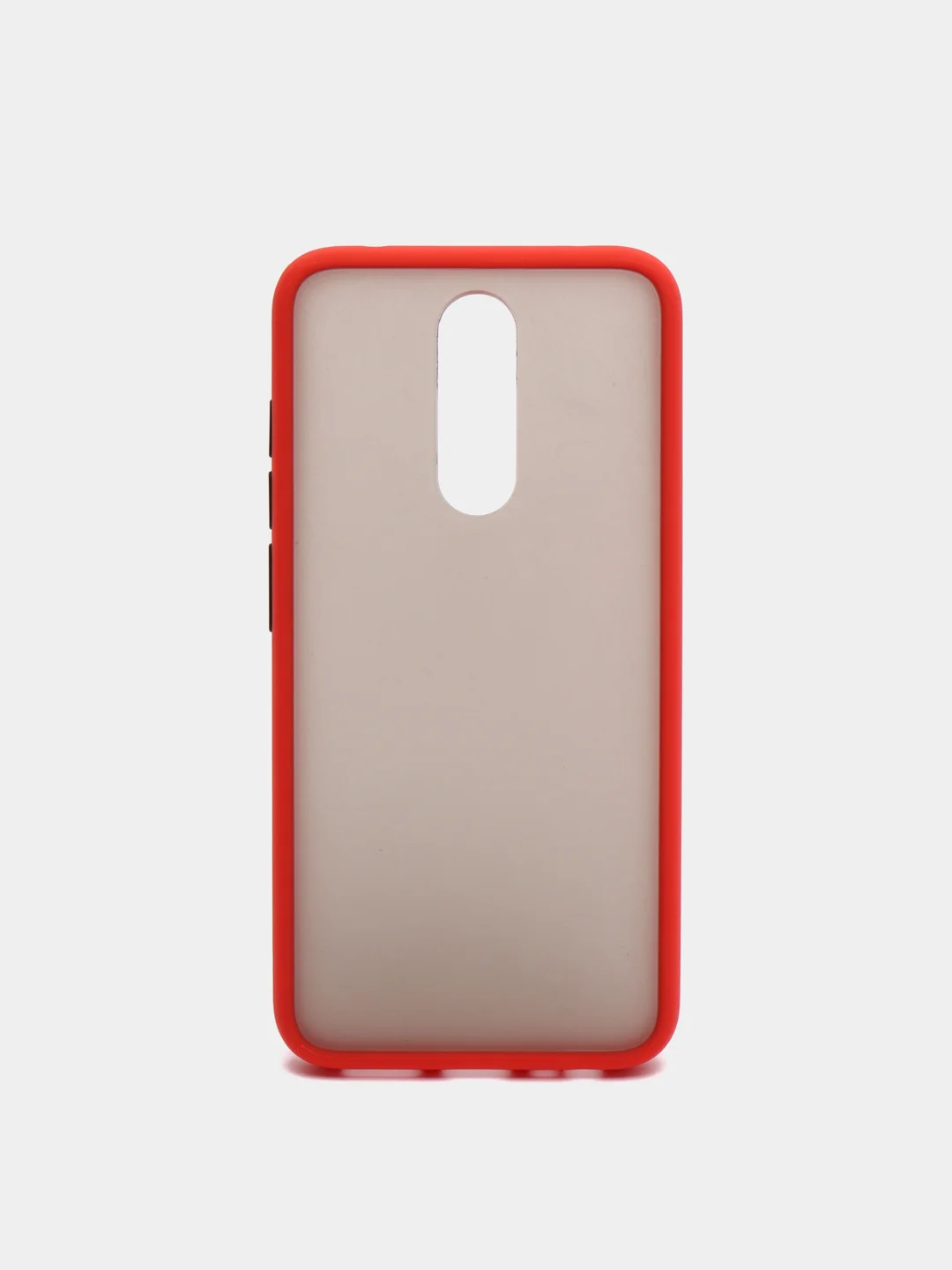Красный чехол для Redmi 8 матовый, противоударный