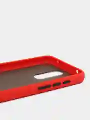 Красный чехол для Redmi 8 матовый, противоударный