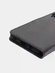 Черный кожаный PU чехол книжка Samsung Galaxy A12 / M12 , Самсунг Галакси А12/ М12