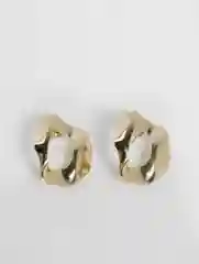 Серьги женские, "Индиго", с мятым эффектом, сережки гвоздики