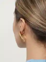 Серьги женские, "Индиго", с мятым эффектом, сережки гвоздики