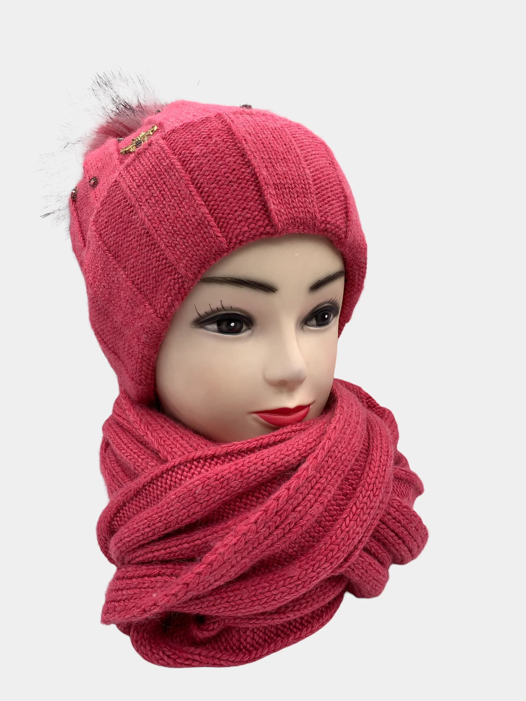Алый комлект женский, два цвета