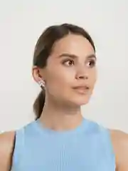 Серьги "Фиолетовые цветы"