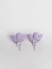 Серьги "Фиолетовые цветы"