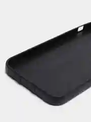 Угольный чехол для iPhone 12 / 12 Pro (6.1), 12 Pro Max, 12 Mini, черный, под кожу