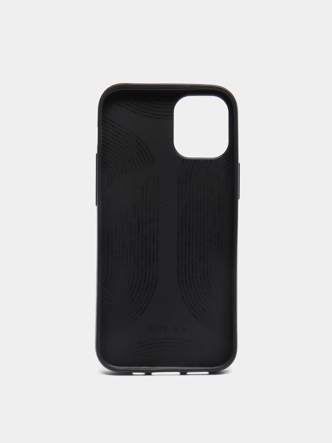 Угольный чехол для iPhone 12 / 12 Pro (6.1), 12 Pro Max, 12 Mini, черный, под кожу