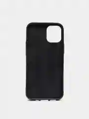 Угольный чехол для iPhone 12 / 12 Pro (6.1), 12 Pro Max, 12 Mini, черный, под кожу