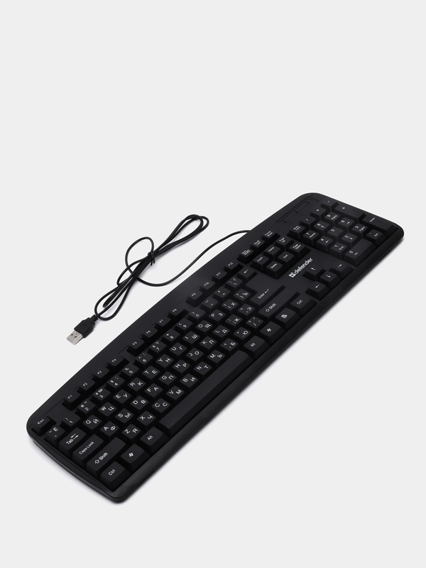 Клавиатура Defender Office HB-910 RU,черный,полноразмерная