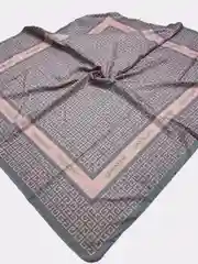Лавандовый платок шелковый, хиджаб