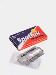 Лезвие для бритья классическое Рапира "Платина Люкс" и Sputnik, 5 штук