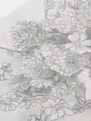 Холст на картоне с контуром "Цветы", 30х40 грунтован, 100% хлопок, ART "CLASSIC",  190625