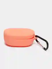 Коралловый силиконовый чехол AirDots с карабином