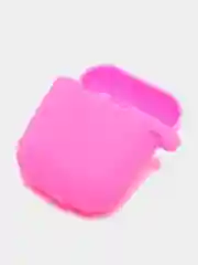 Розовый чехол для наушников Apple AirPods 1, 2, TWS i9s, i10, i12, i13, i14, i15, i100