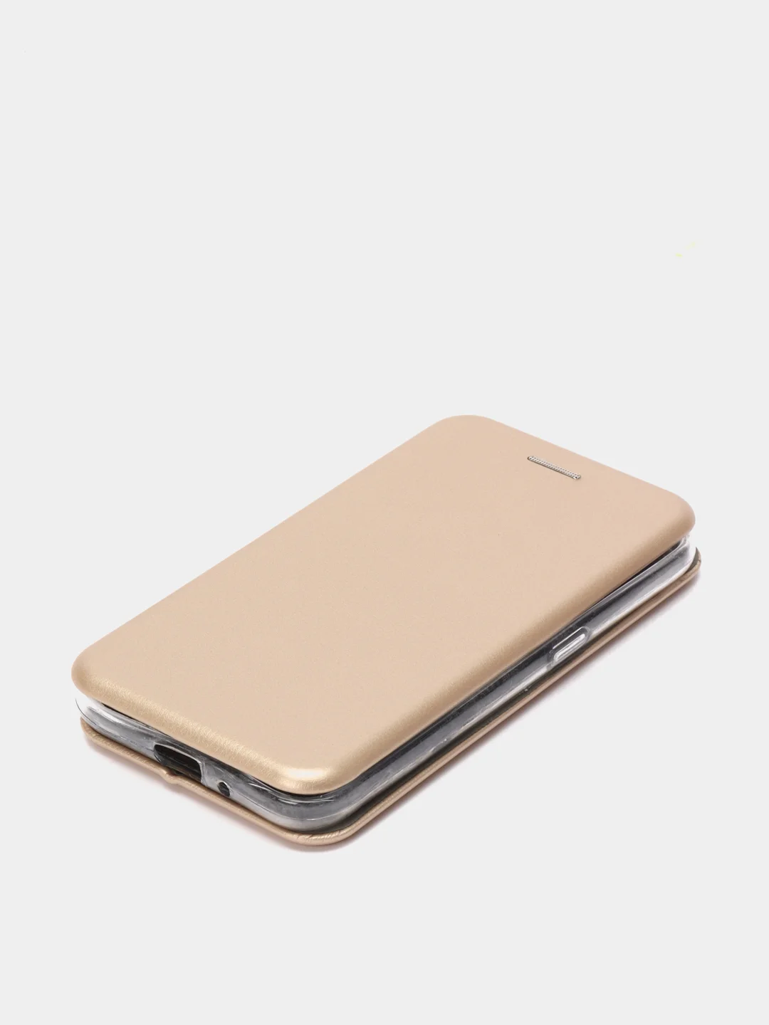 Золотой чехол-книжка на Samsung Galaxy J1 2016 (J120), Самсунг Галакси Джи1 2016 (Джи120)