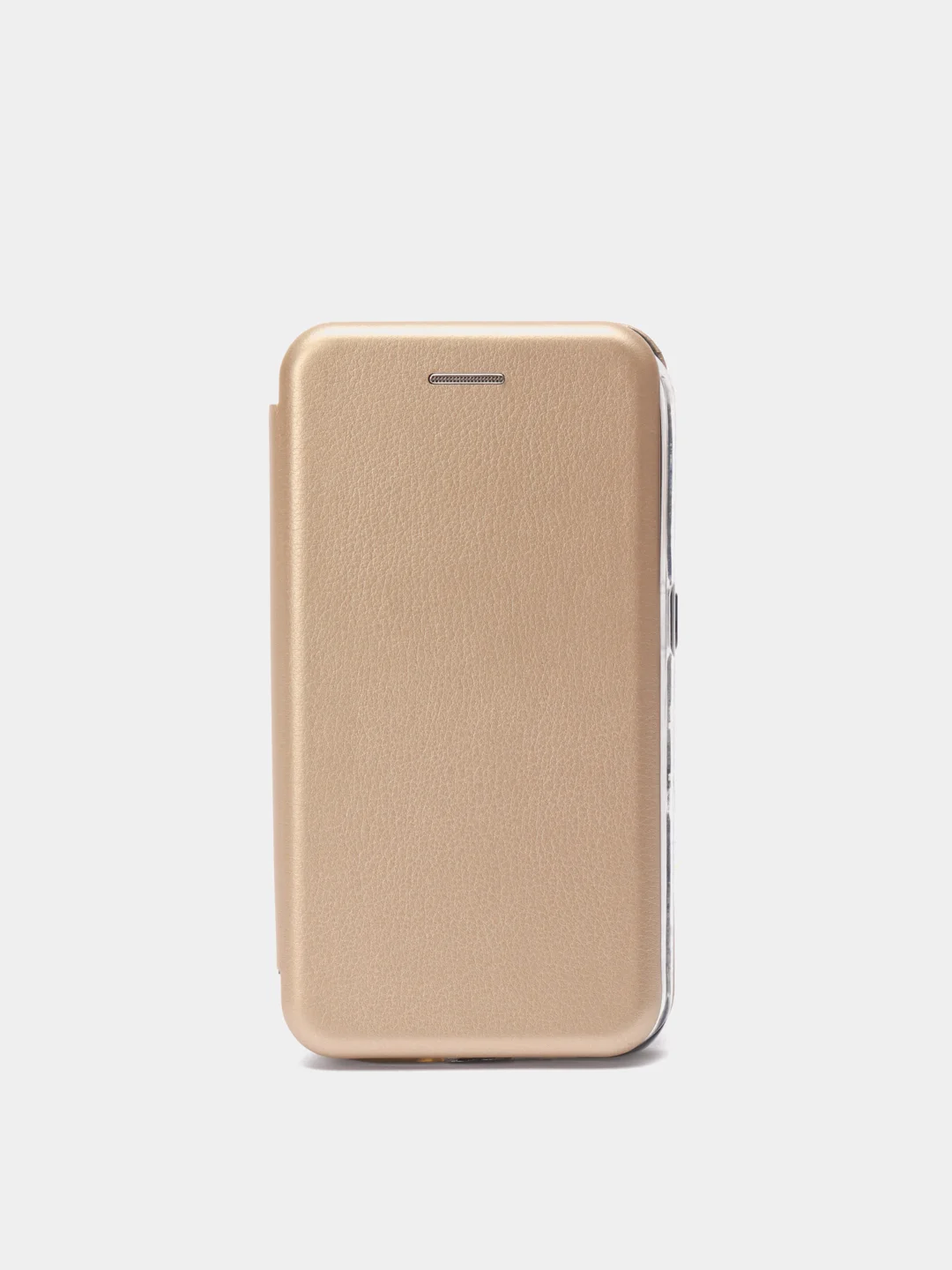 Золотой чехол-книжка на Samsung Galaxy J1 2016 (J120), Самсунг Галакси Джи1 2016 (Джи120)
