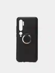 Черный чехол с кольцом держателем для Xiaomi Mi CC9 Pro, Note 10
