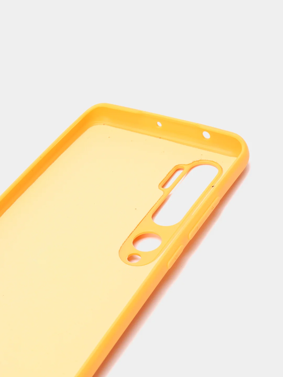 Желтый чехол с кольцом держателем для Xiaomi Mi CC9 Pro, Note 10