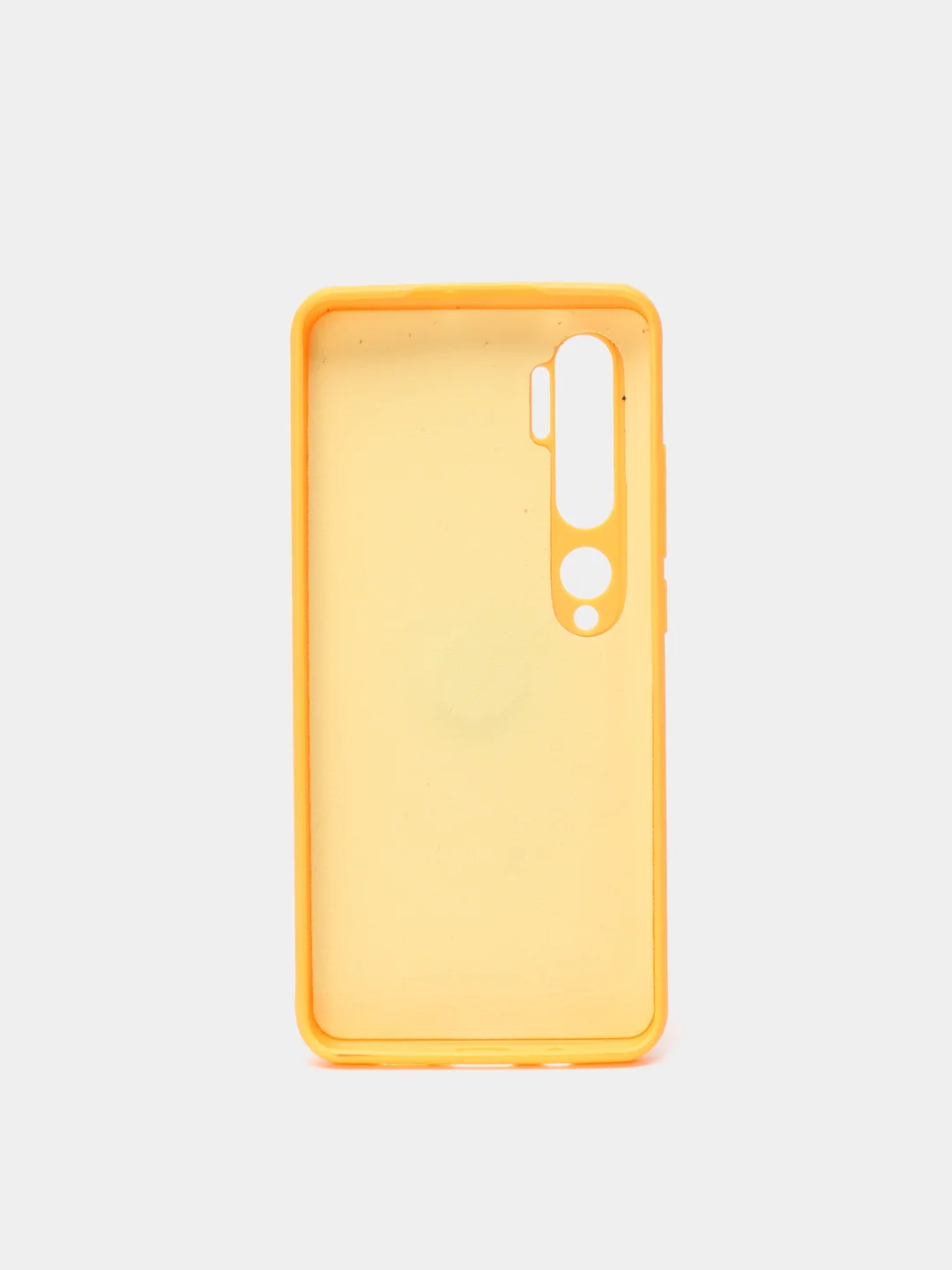 Желтый чехол с кольцом держателем для Xiaomi Mi CC9 Pro, Note 10