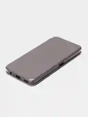Серый чехол-книжка для Honor X8, магнитный
