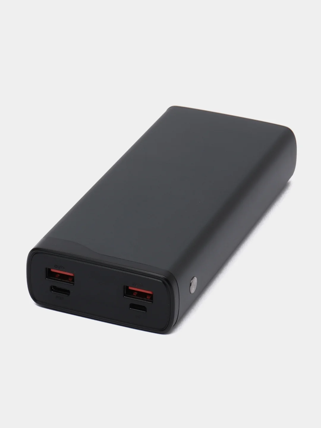 Серый внешний аккумулятор с быстрой зарядкой OLMIO QL-20, 20000mAh, 22.5W, QuickCharge 3.0
