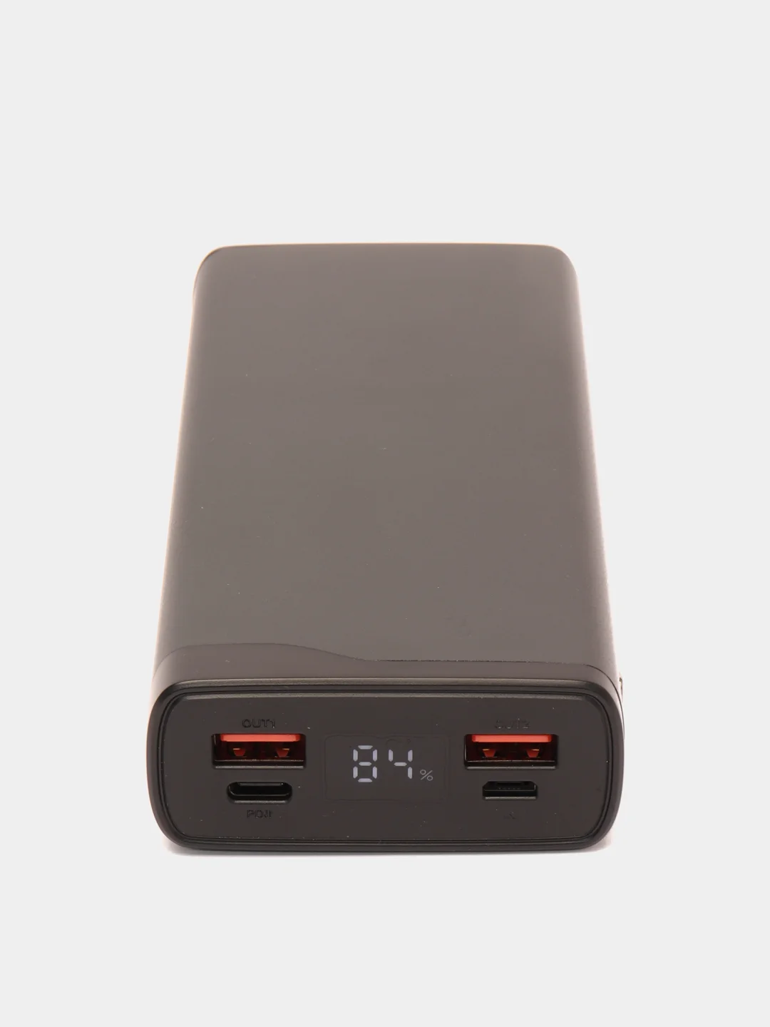 Серый внешний аккумулятор с быстрой зарядкой OLMIO QL-20, 20000mAh, 22.5W, QuickCharge 3.0