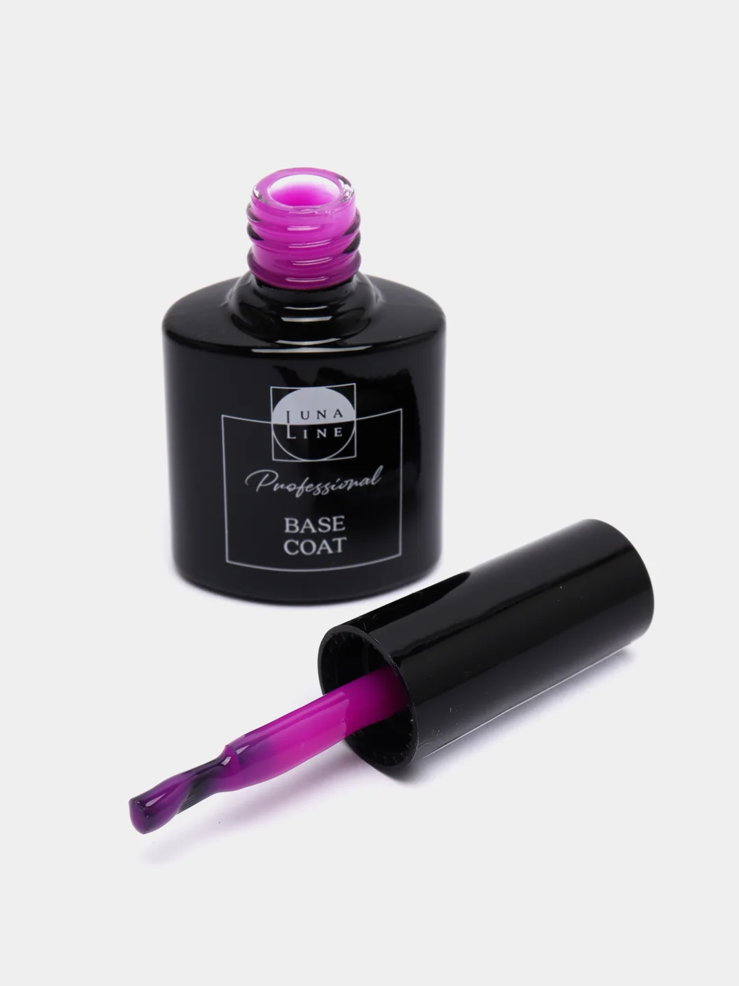Базовое покрытие LunaLine Rubber Neon, неон,каучуковая база для ногтей