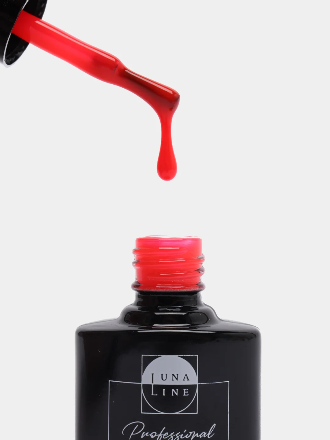 Базовое покрытие LunaLine Rubber Neon, неон,каучуковая база для ногтей