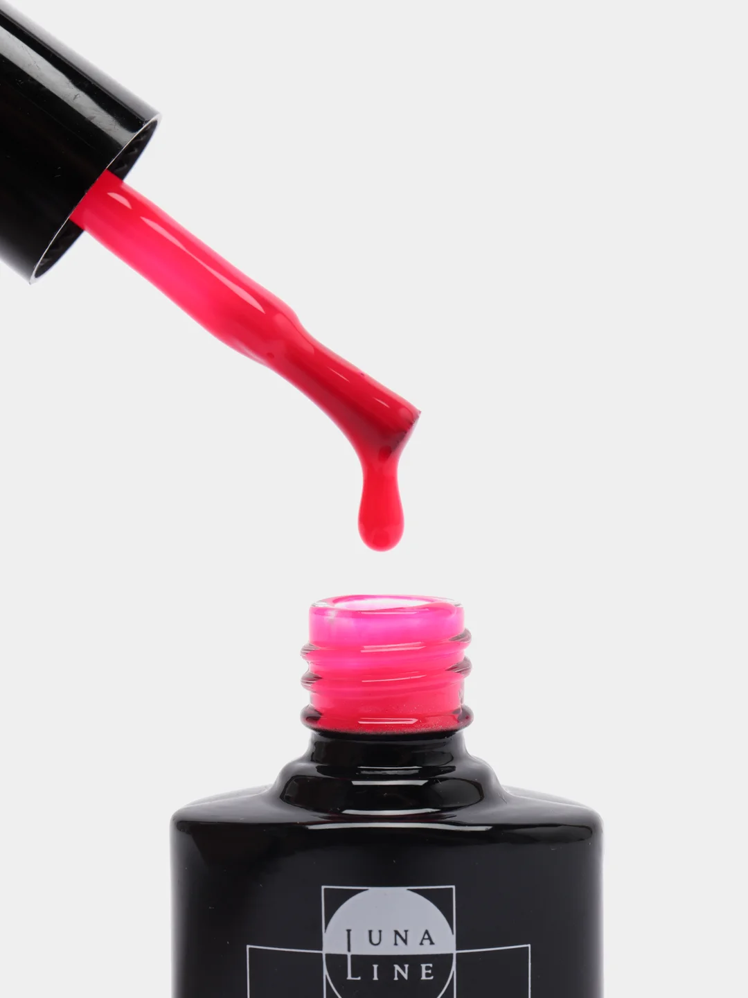 Базовое покрытие LunaLine Rubber Neon, неон,каучуковая база для ногтей