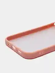 Розовый чехол с защитой камеры для iPhone 12 / 12  PRO  (Матовый Чехол)