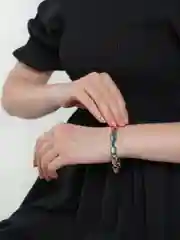 Голубой медный магнитный браслет