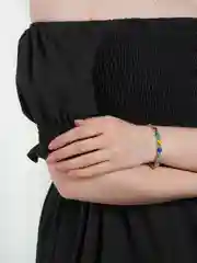 Бирюзовый медный магнитный браслет