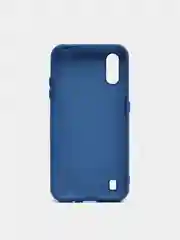 Синий чехол Silicone cover для Samsung Galaxy A01/M01