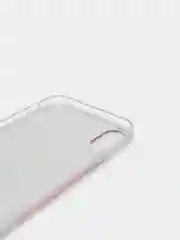 Чехол c принтом и блестками iPhone X
