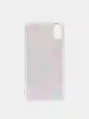 Чехол c принтом и блестками iPhone X