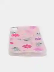 Чехол c принтом и блестками iPhone X